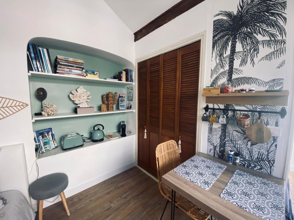 Jolie Studio Climatise Avec Parking Et Proche De La Mer Каркеран Экстерьер фото